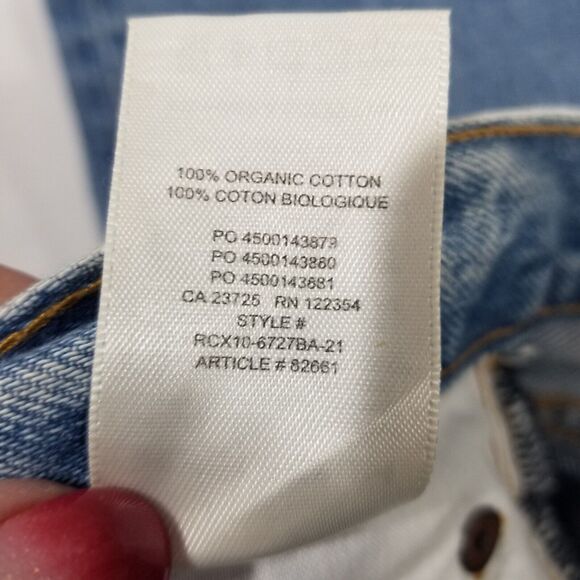 Denim Forum Jeans 26 29L The Joni High Rise Loose Button Fly Aritzia RCX10-6727B - Picture 7 of 12